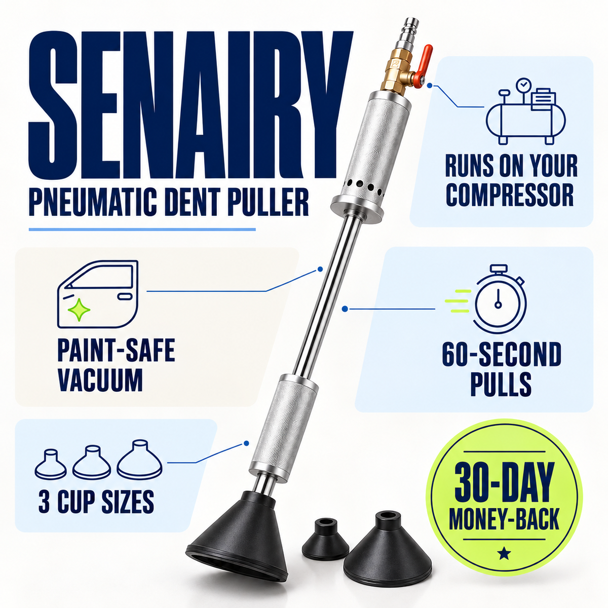 Pneumatic Dent Puller